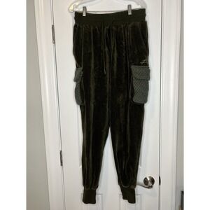 Fubu‎ Men's Vintage Y2K Corduroy Big Pocket Pants Dark Green Size XL